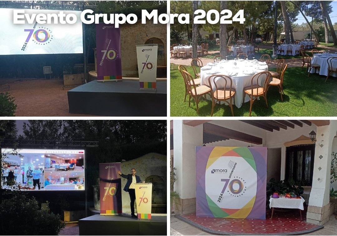 Evento grupo Mora 2024 70 aniversario